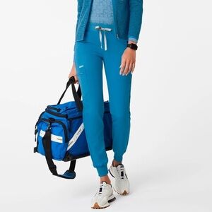 Figs Zamora Teal Jogger Scrub Pants Women’s